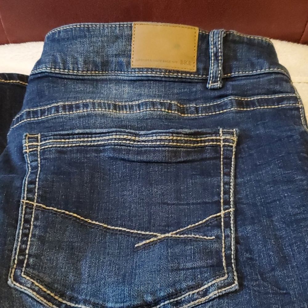 BKE Blue jean Bermuda shorts